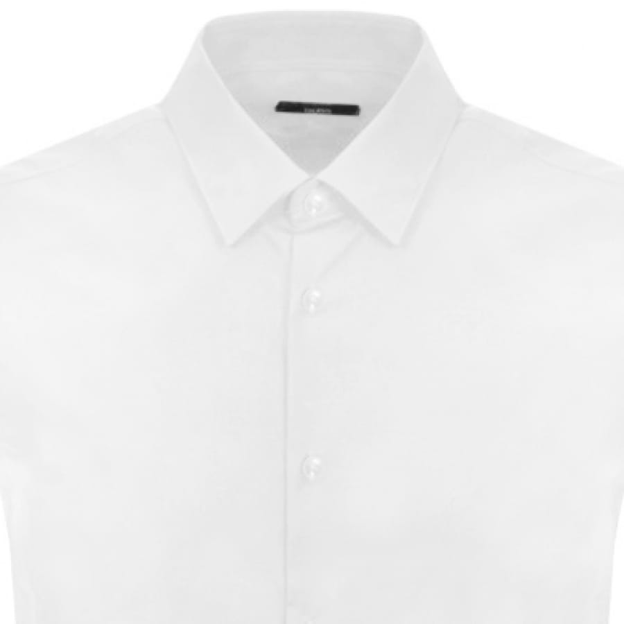 Alternative Image for ProductBOSS Isko Slim Fit Long Sleeve Shirt White3